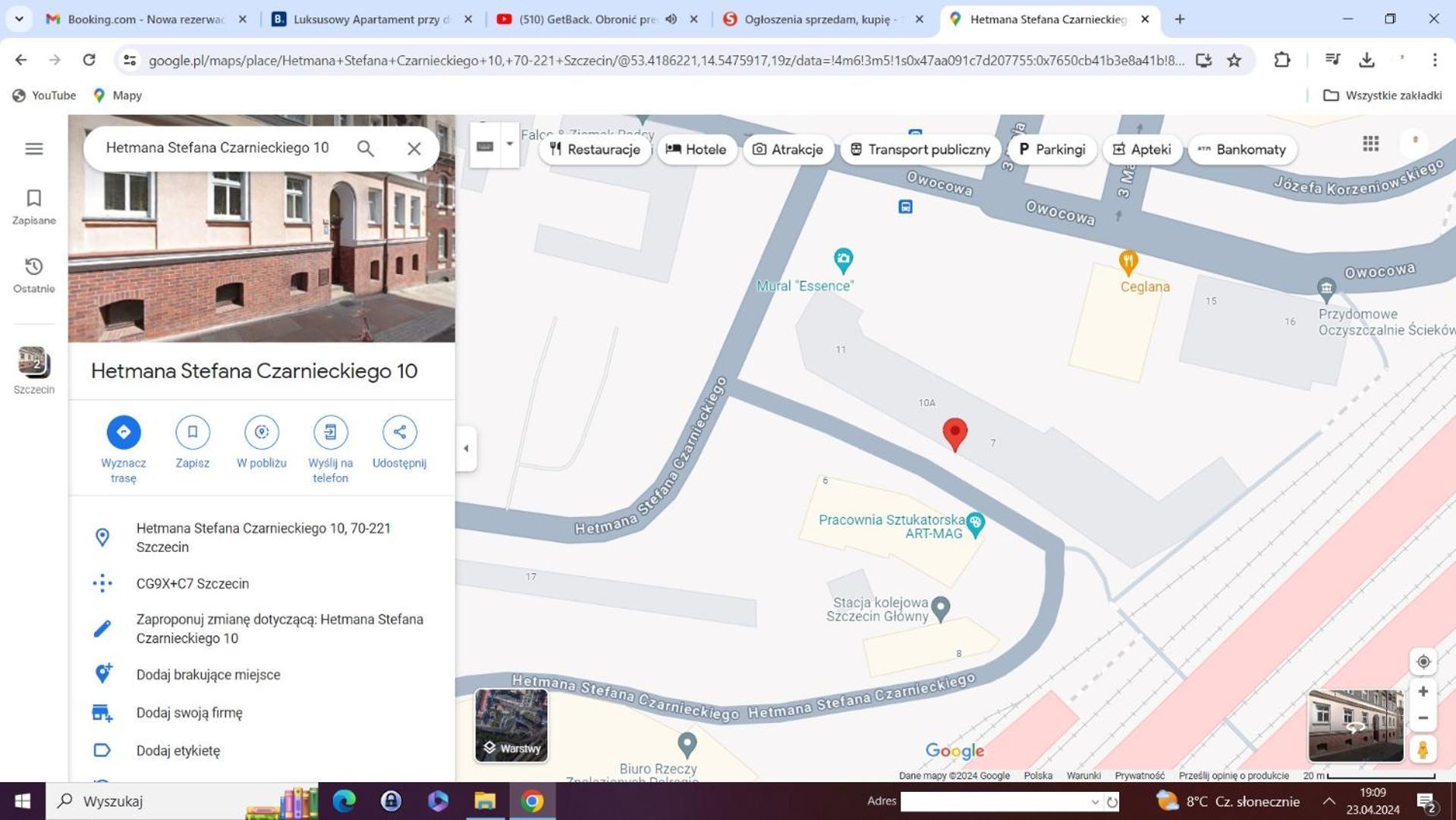 Luksusowy Apartament Przy Dworcu シュチェチン エクステリア 写真